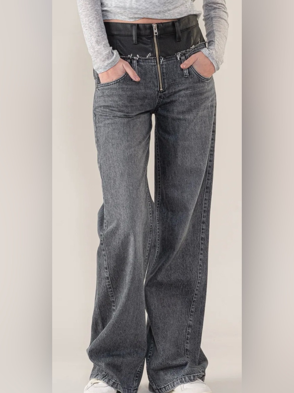 Size 25 RBL Denim Logan Wide leg